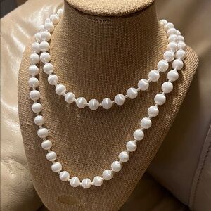 Vintage Moonglow beaded necklace